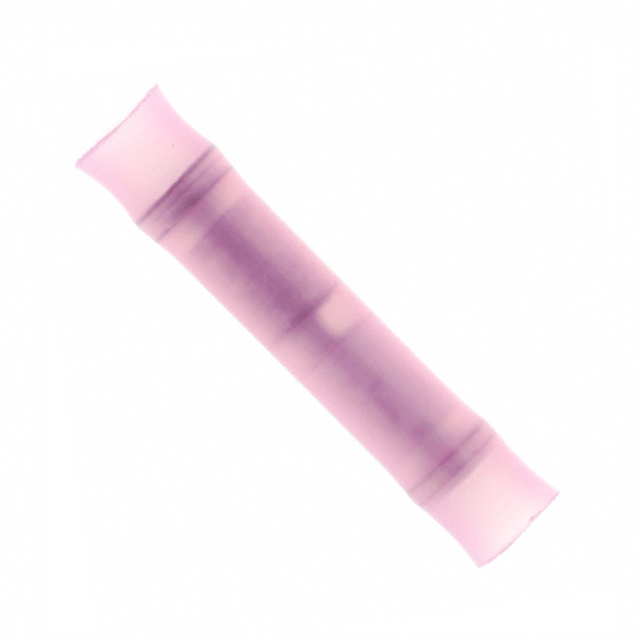 Terminal Butt Splice, Inline, Individual Openings Connector Crimp 18-22 AWG Red